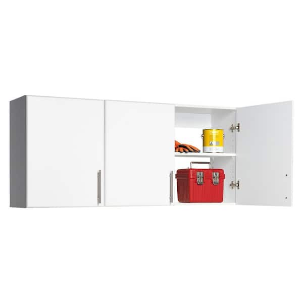 Elite Wall Cabinet, Versatile Adjustable Tall 3-Door Garage Wall Cabinet, 54 in.W x 24 in.H x 12 in.D, WEW-5424, White