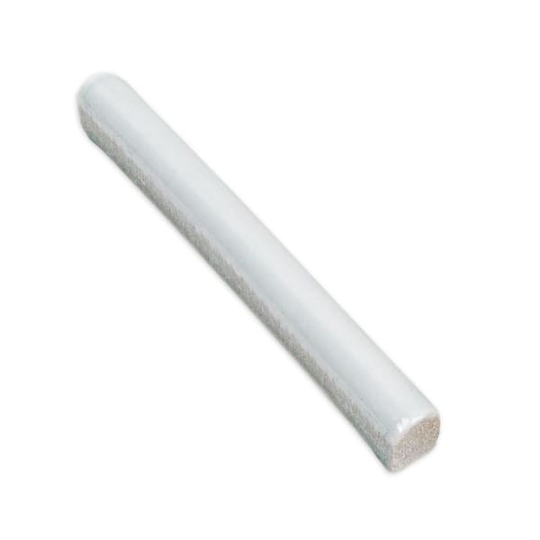 Delphi Arctic Blue 1.5 in. x 6 in. Polished Ceramic Pencil Tile