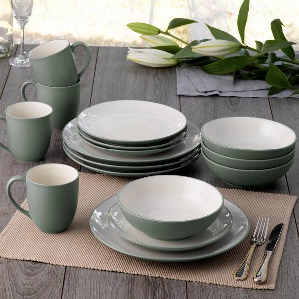 Noritake Colorwave Green 16-Piece Coupe (Medium Green