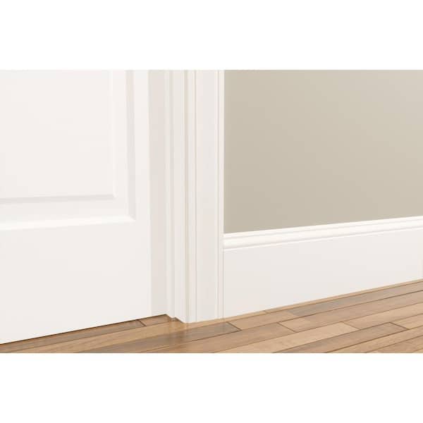 レスイズモア リムズバロング Alexandria Moulding LWM 444 5/8 in. x 3-1/4 in. Primed Fiberboard