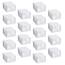 Sterilite Stackable Small Drawer White Frame and See-Through (12-Pack ...