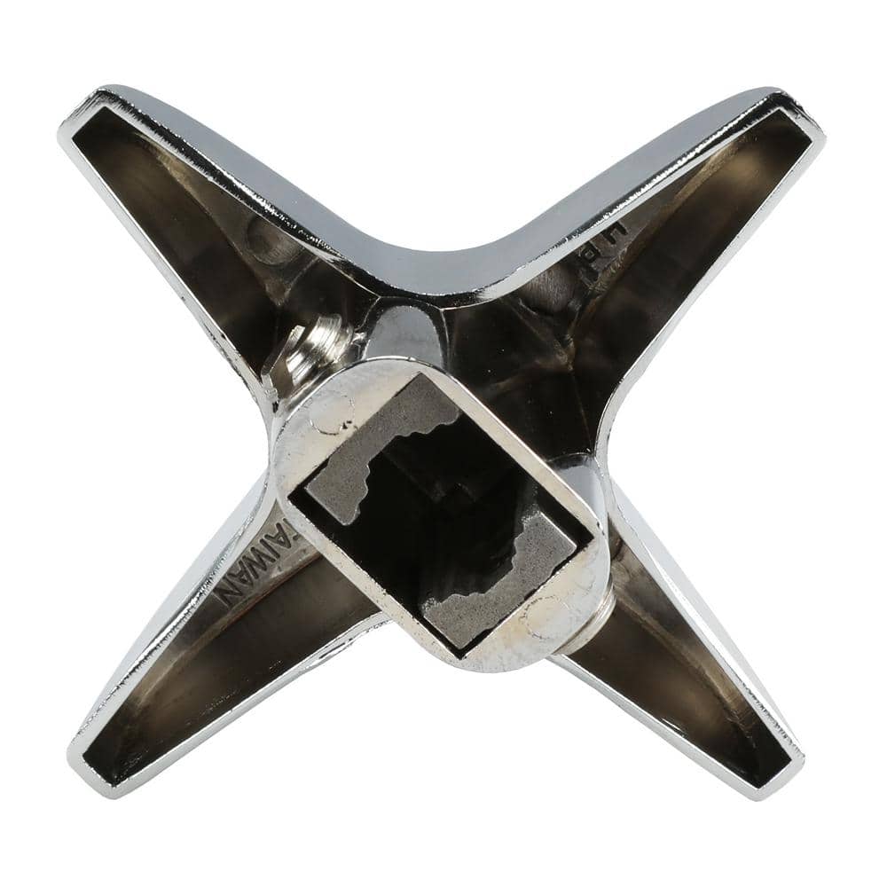 Universal Chrome Cross Tub and Shower Diverter Handle