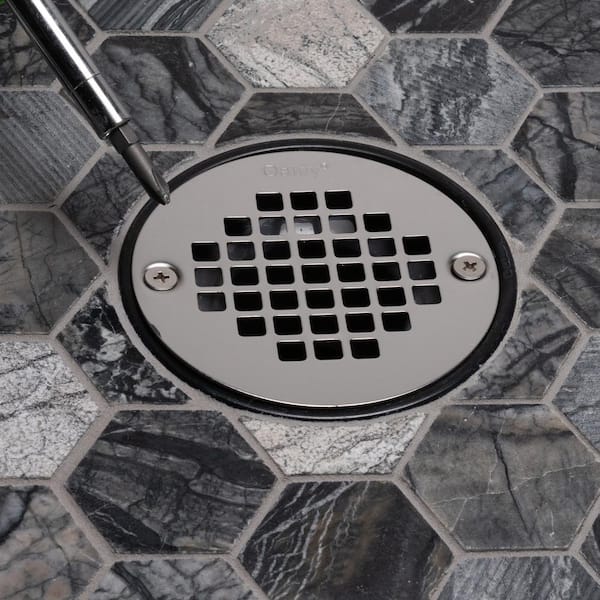Aquaterior 4x4 Square Bathroom Shower Floor Drain Grate Strainer