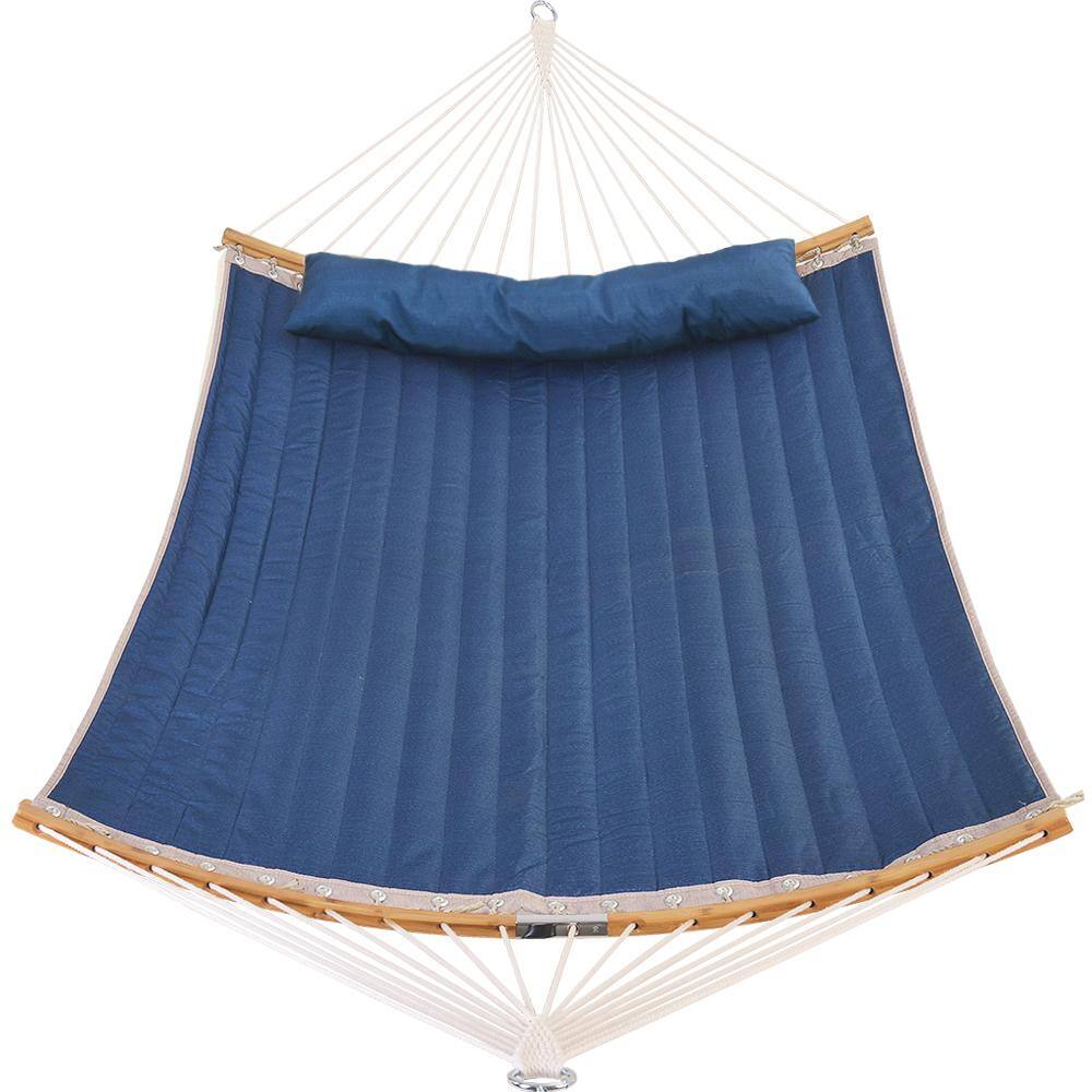 UPHA 11 ft. Padded Hammock Bed Hammock with Folding Spreader Bar in