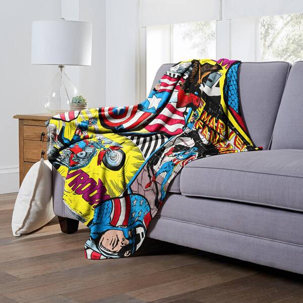 Captain america throw online blanket