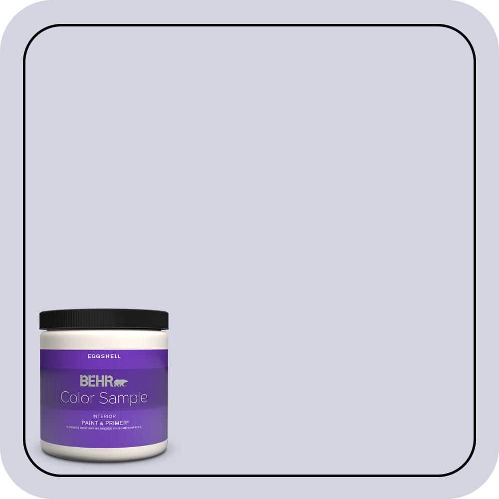 8 oz. #630E-2 Purple Veil Eggshell Enamel Interior Paint & Primer Color Sample price history on PriceWatchPro