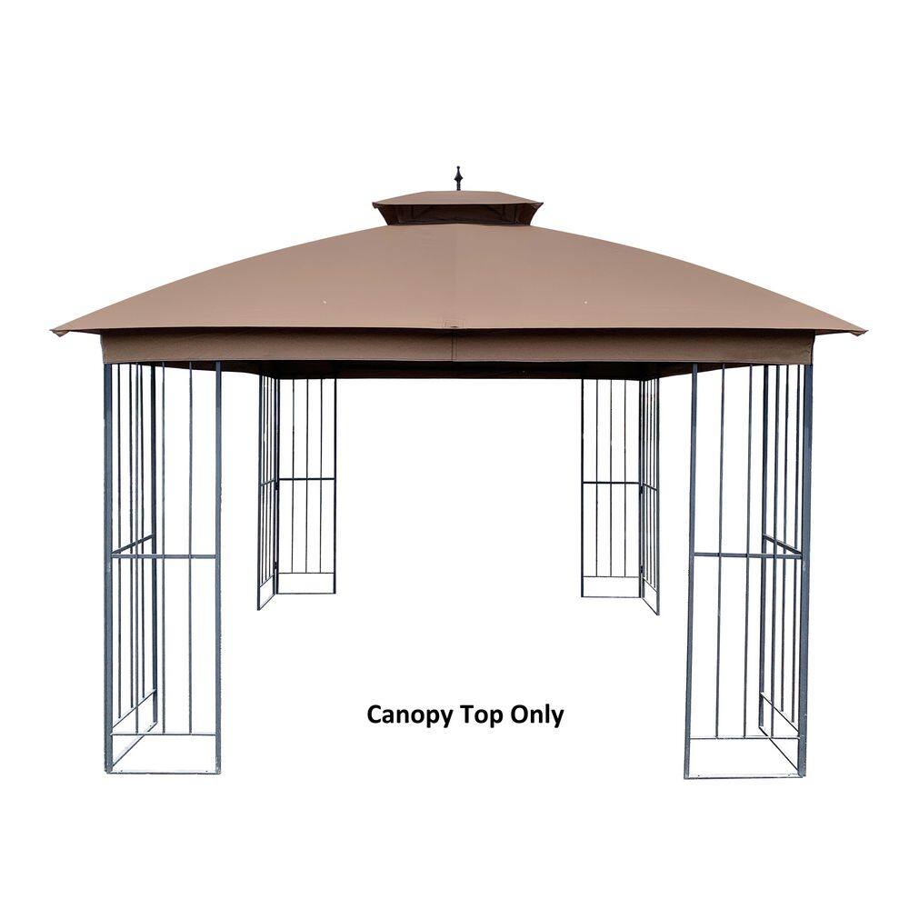 Tan Polyester Replacement Canopy Top for 10' x 10' Gazebo