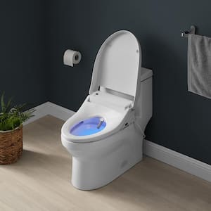 Vivante Electric Bidet Seat for Elongated Toilets in White