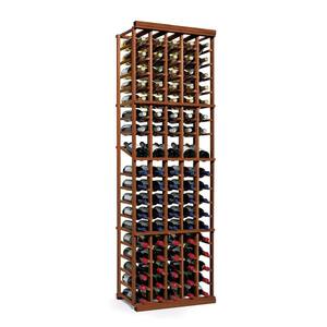 N'Finity 90-Bottle Dark Walnut Floor Wine Rack