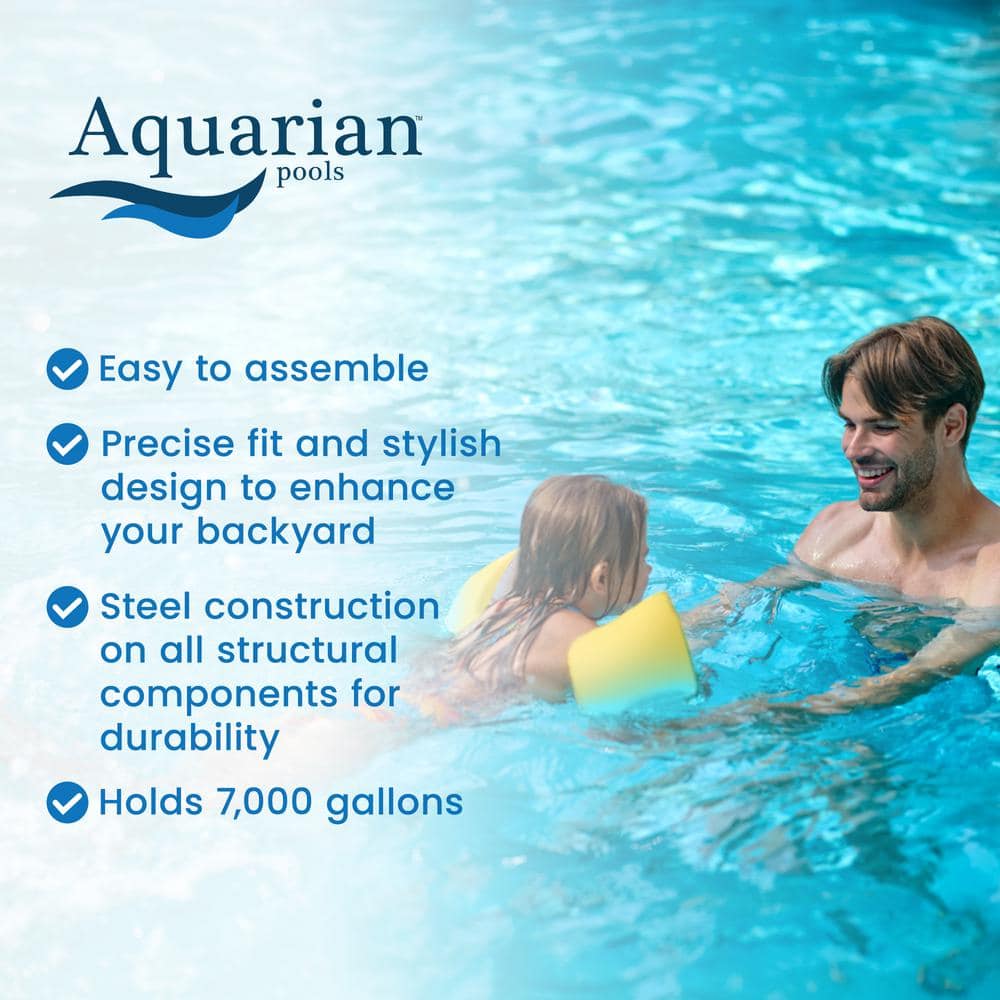 21' x 52" Round Steel Frame Above Ground Pool