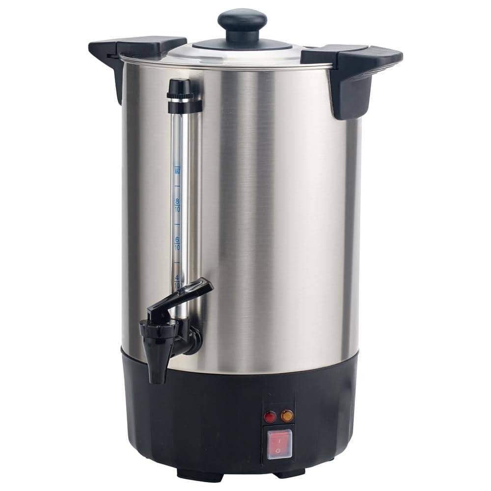 Stainless Steel 3-Gallon Electric Coffee Urn with Cool-Touch Handles