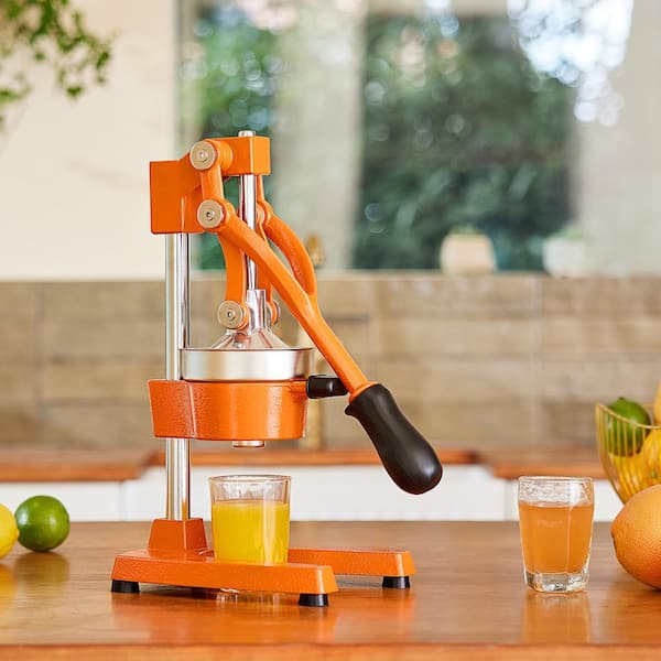 Wilprep Stainless Steel Orange Hand Press Juicer Machine Manual Citrus Juicer Professional Squeezer and Crusher MCJ 0000 OG BNHD 1 The Home Depot