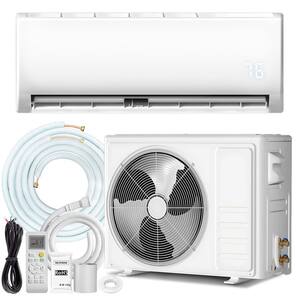 9000 BTU Mini Split AC/Heating System with Inverter, 19 SEER2 115V Energy Efficient Suitable for 450 sq. ft