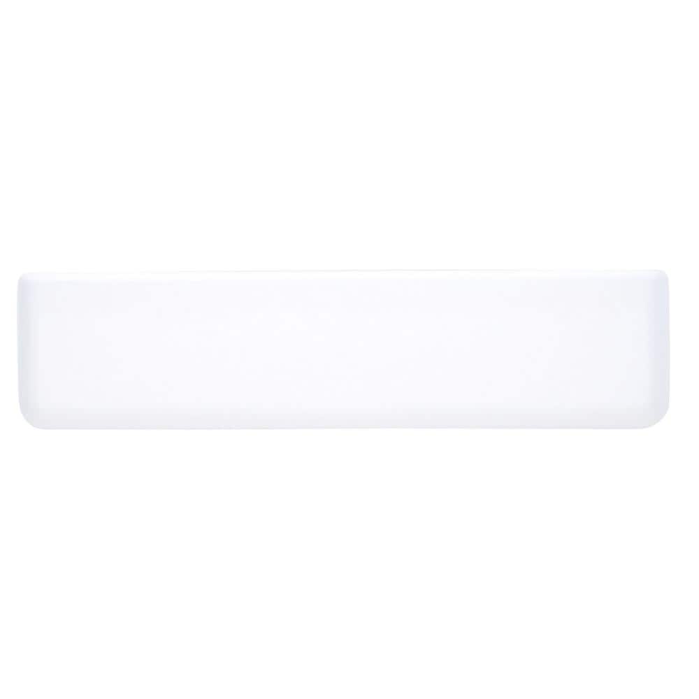 White 36" Cast Iron Farmhouse Kitchen Sink
