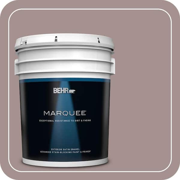 BEHR MARQUEE 5 gal. #MQ1-40 Tribeca Satin Enamel Exterior Paint & Primer