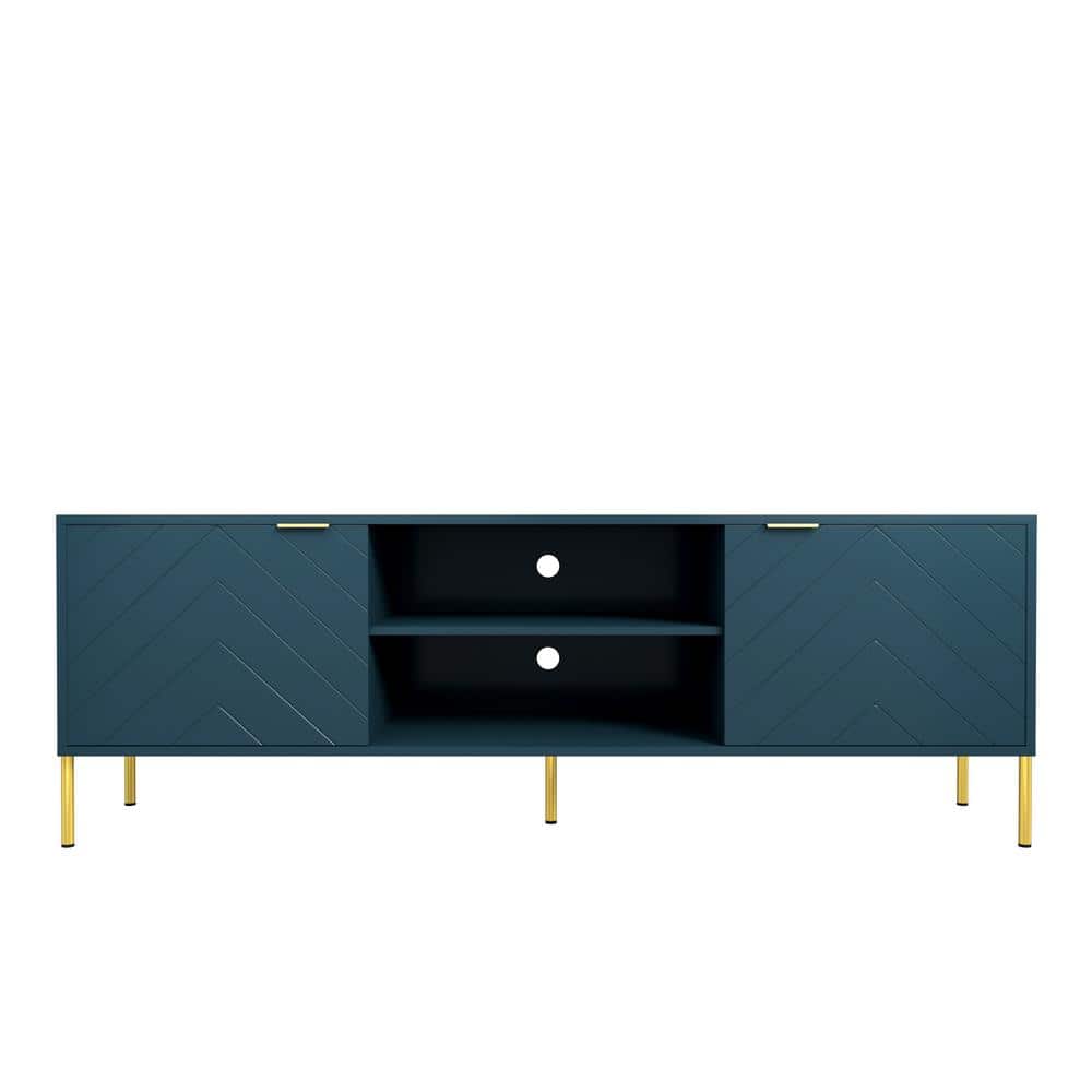 Clihome Green TV Stand Fits TVs up to 50 to 60 in. CLID01TVGR The