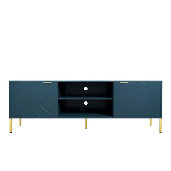 Clihome Green TV Stand Fits TVs up to 50 to 60 in.