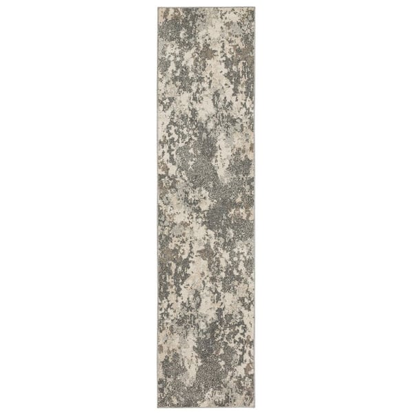 Mohawk Home Pershore Gray 1 ft. 11 in. x 8 ft. Runner Rug 848521 - The ...