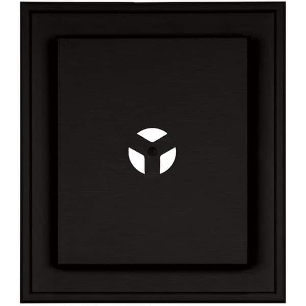 Mid America 7 in. x 8 in. #002 Black Original Square Mounting Block