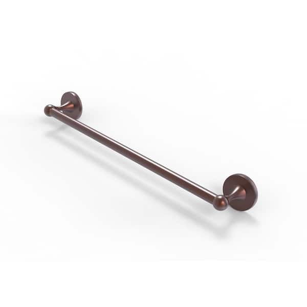 Allied Brass Shadwell Collection 30 in. Wall Mounted Single Towel Bar in Antique Copper