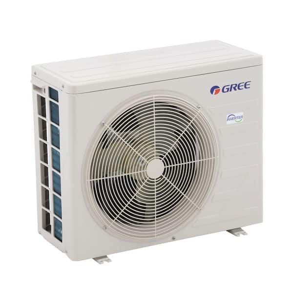 GREE High Efficiency 12,000 BTU 1 Ton Ductless Mini Split Air Conditioner with Heat, Inverter and Remote - 208-230V/60Hz