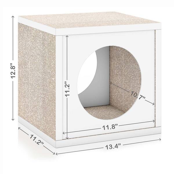 Diy cardboard cat scratcher cheap cube