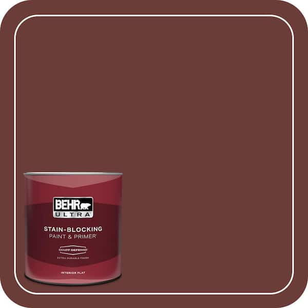 BEHR ULTRA 1 qt. #BXC-69 Cimarron Extra Durable Flat Interior Paint & Primer