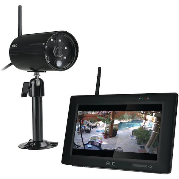ALC Observer 4-Channel 1080p Wired HD Security Camera System with 7 in. Touchscreen Monitor and 1 Wi-Fi Camera
