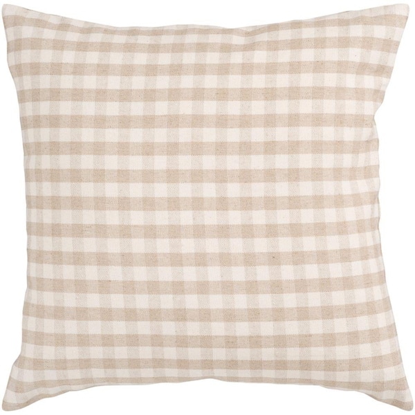 Artistic Weavers Checkered 22 in. x 22 in. Decorative Down Pillow