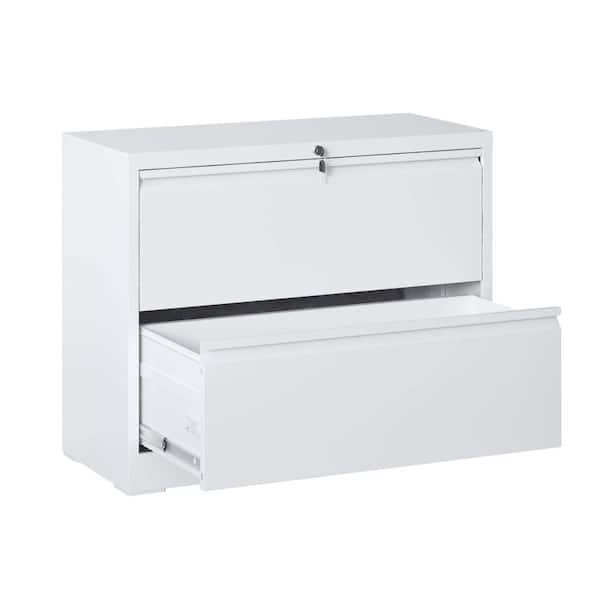 35.4 Inch Wide Metal Filing Cabinet for Home Office