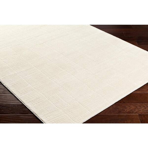 Freud Cream 9 ft. x 12 ft. Geometric Indoor Area Rug
