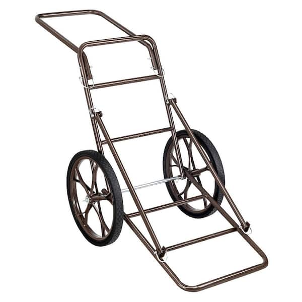 SKYSHALO Deer Cart, Deer Cart Game Hauler with 17 in. Big Rubber Wheel & Ergonomic Handle, 500 LBS. Capacity Folding Game Cart