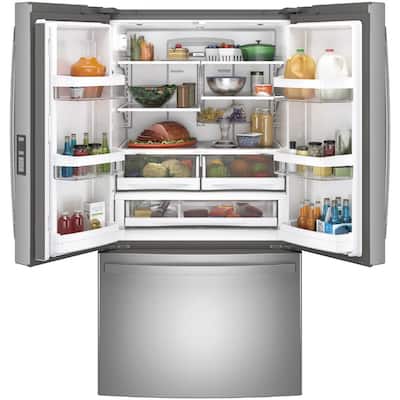 GE - French Door Refrigerators - Refrigerators - The Home Depot