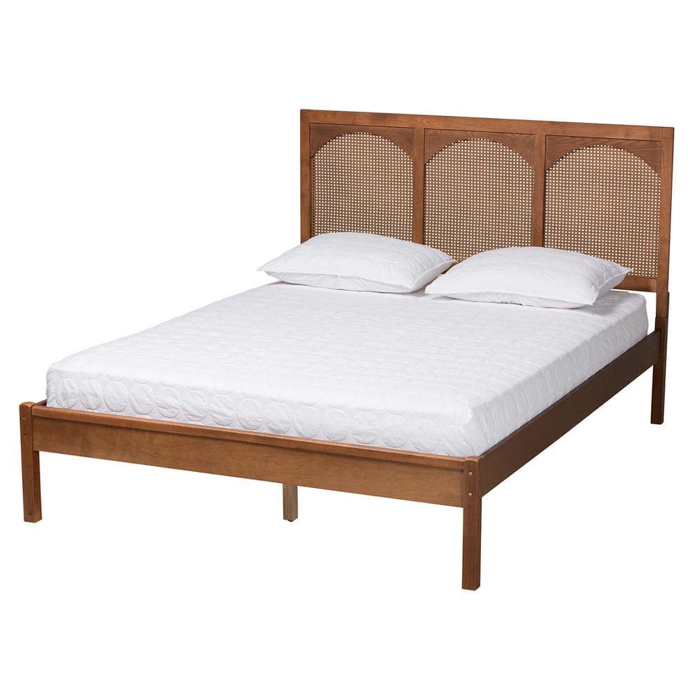 Blossom Brown Wood Frame King Platform Bed