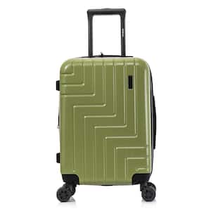 Zahav Light-Weight 20 in. Hardside Spinner Luggage Carry-On Green