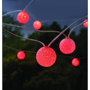 20 ft. Low Voltage 10 Lights Party Ball Indoor/Outdoor String Lights (2-Pack)