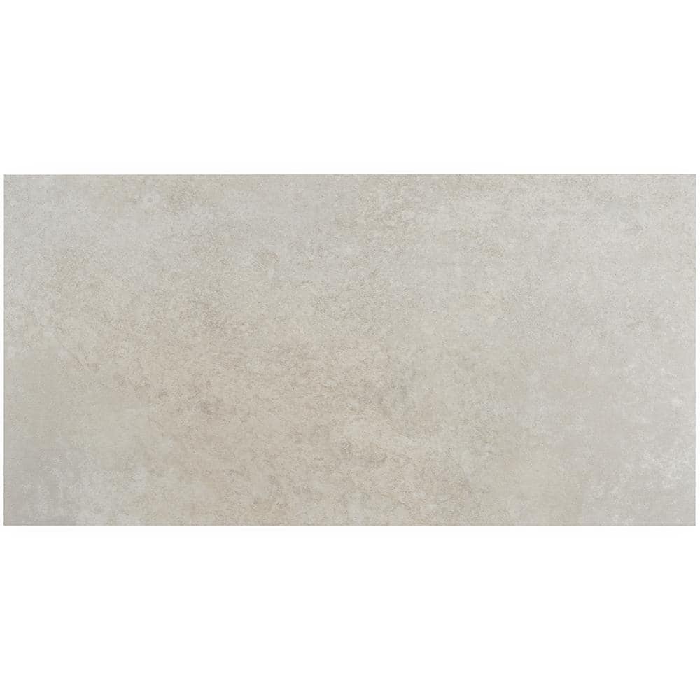 Transitional Beige 12"x24" Matte Luxury Vinyl Tile for Any Room