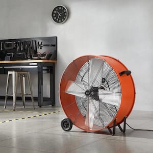 30 in. Heavy Duty 2-Speed Direct Drive Drum Fan