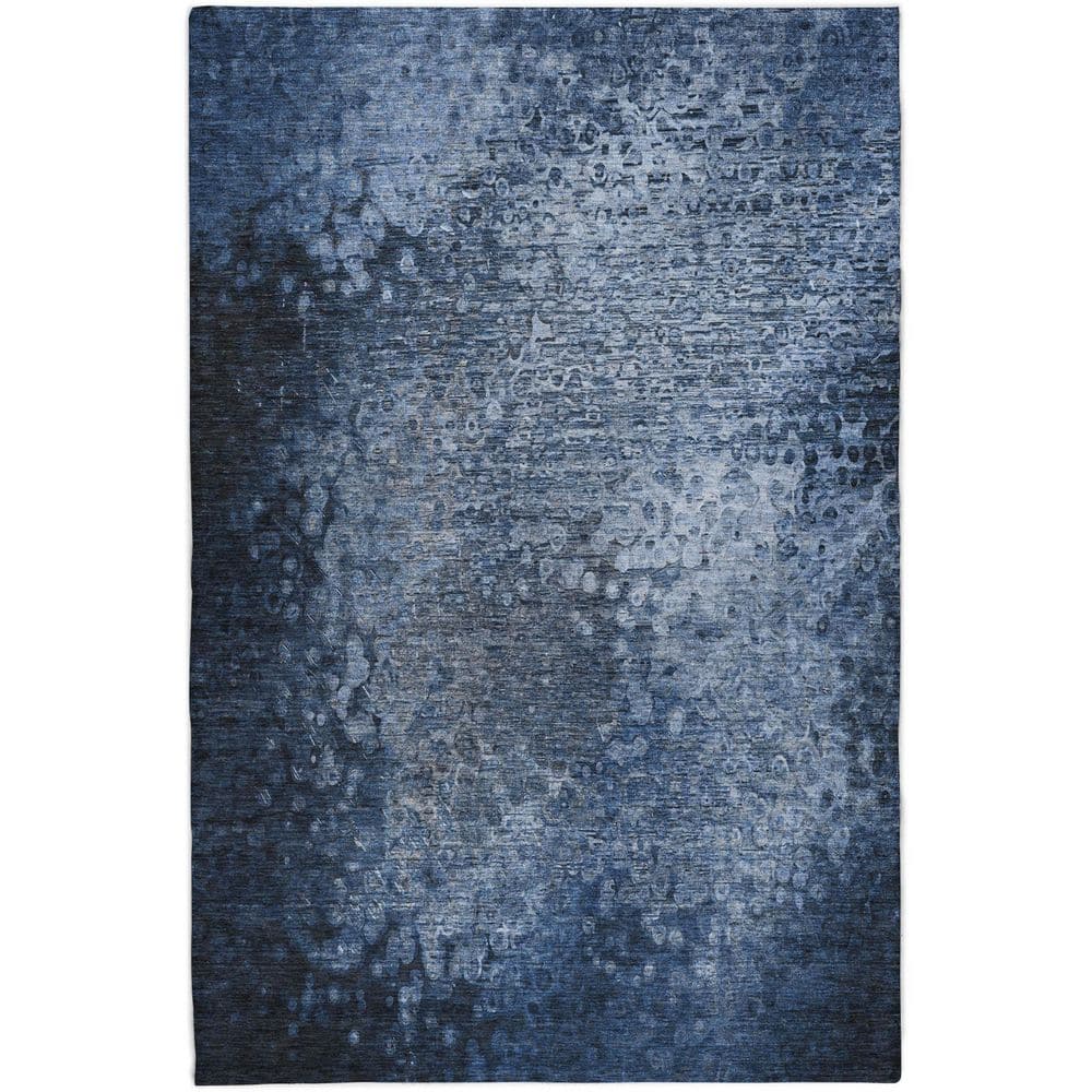 Dream Shag Premium Machine Washable Abstract ADS565 Blue 3 ft. x 5 ft. Area Rug price history on PriceWatchPro