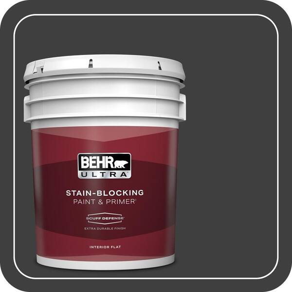 BEHR ULTRA 5 gal. #770F-7 Beluga Extra Durable Flat Interior Paint & Primer
