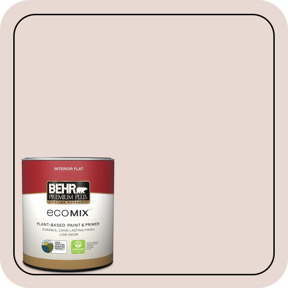 1 qt. #T13-11 Bees Knees Flat EcoMix Plant-Based Interior Paint & Primer price history on PriceWatchPro