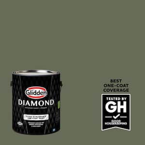 Glidden Premium 1 gal. PPG1126-7 All About Olive Satin Interior