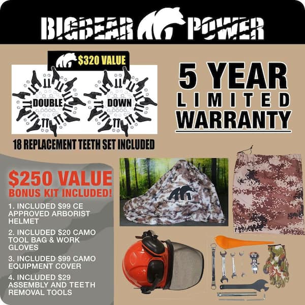 Double Down Cutter 12 in. 15-HP Gas Powered Stump Grinder with High Torque Rato Electric Start Engine