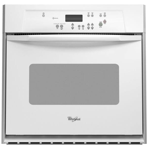 Whirlpool 24 in. Single Electric Wall Oven Self-Cleaning in White