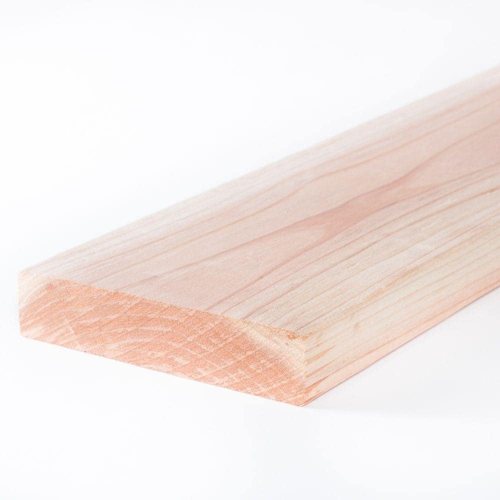 2 in. x 12 in. x 10 ft. Construction Common Redwood S4S Lumber 882694