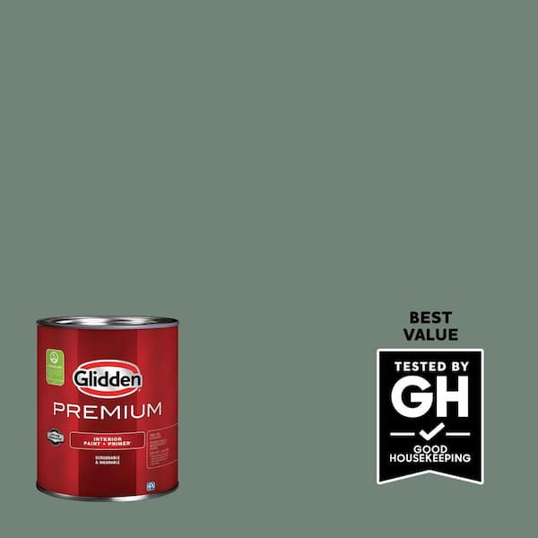 Glidden Premium 1 qt. Calabash Clash PPG1135-6 Flat Interior Latex Paint