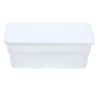 Sterilite 6 Qt. Storage Box in White and Clear Plastic 16428960