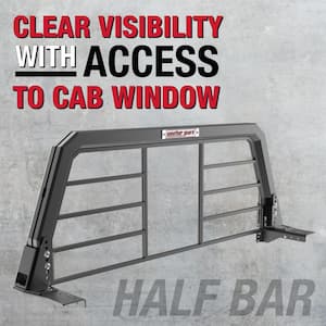 Model 11908- 52-01 Half Bar Aluminum Headache Rack