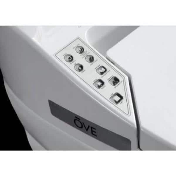 OVE Decors - Smart 1-Piece 1.28 GPF Single Flush Elongated Toilet and Bidet with Seat in White