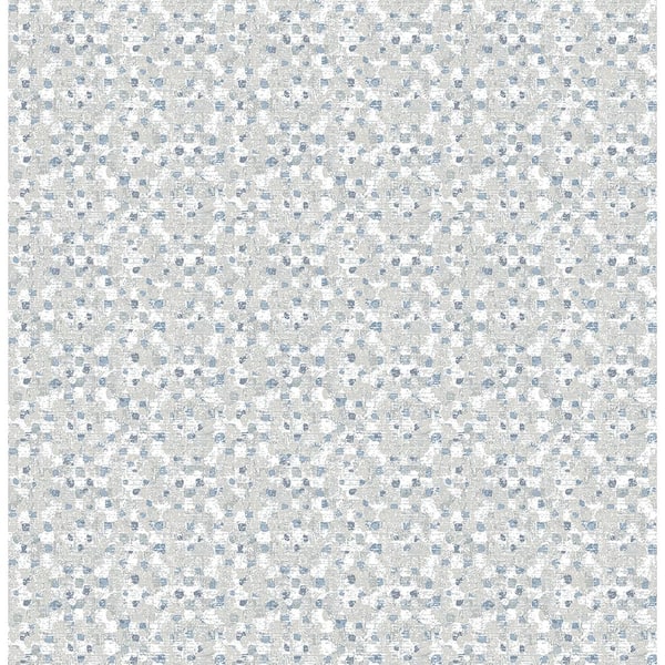 A-Street Prints Tia Light Blue Texture Paper Strippable Roll (Covers 56.4 sq. ft.)